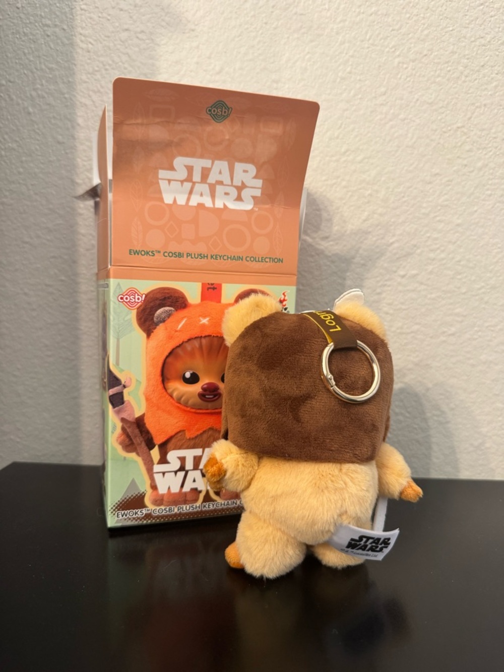 Cosb! Ewok Logray Star Wars Ewok Plush Keychain - Picture 2 of 2